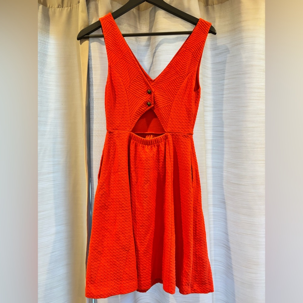 Maeve Vibrant Orange Dress - Picture 2 of 4
